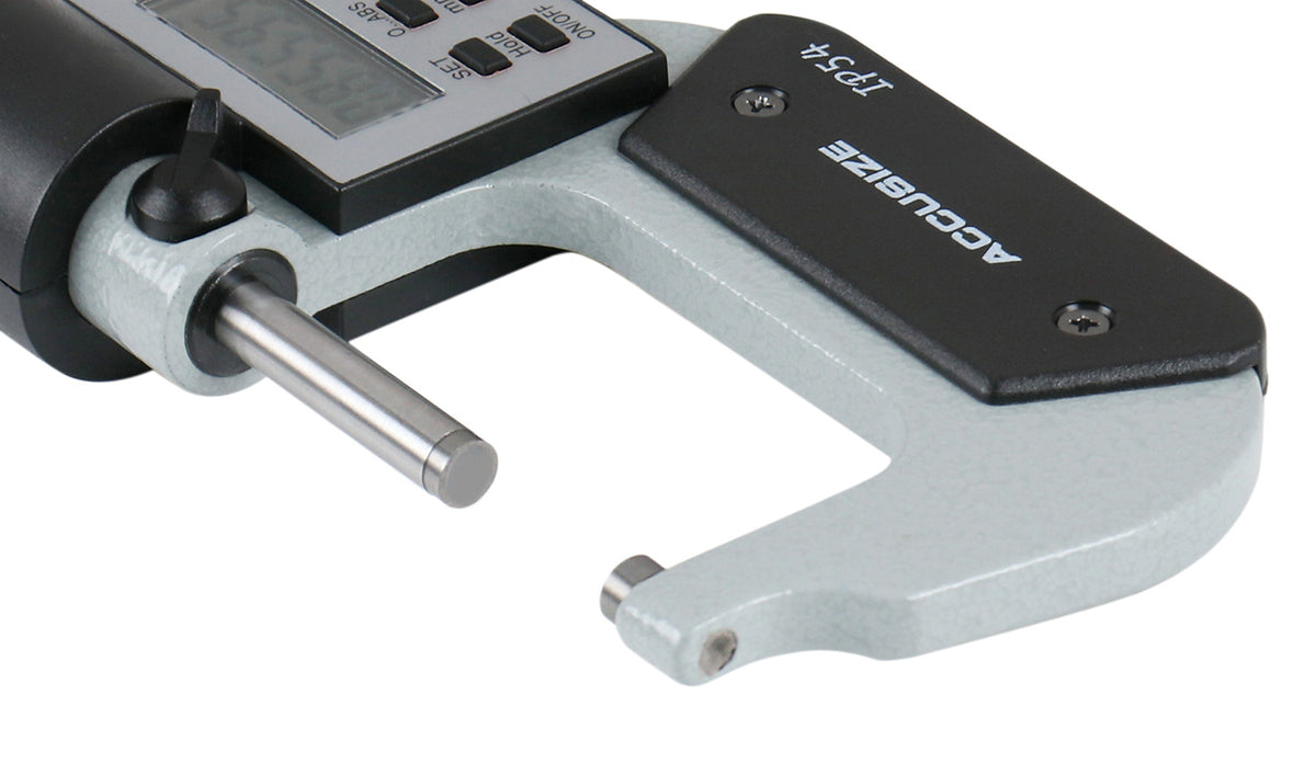 1-2'' by 0.00005'' Electronic Digital Outside Micrometer, 5 Key, Ac20-2022