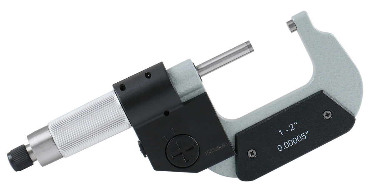1-2'' by 0.00005'' Electronic Digital Outside Micrometer, 5 Key, Ac20-2022