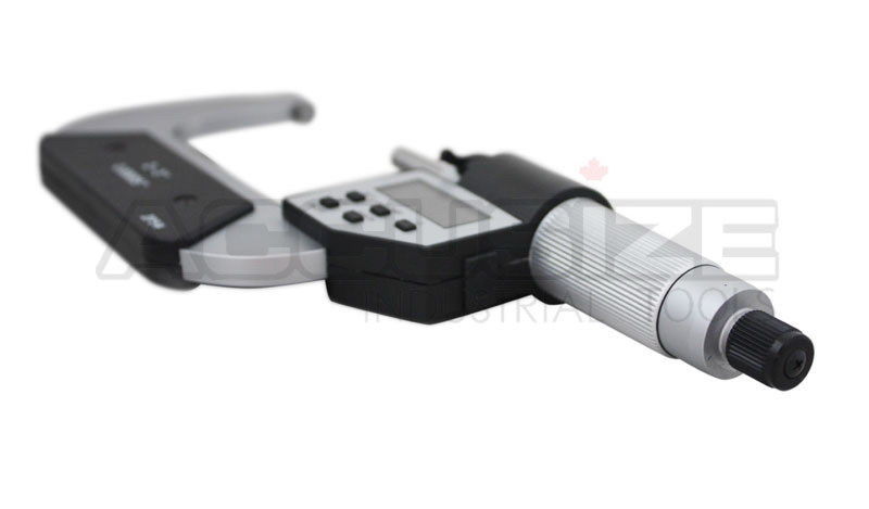 5-Key Electronic Digital Outside Micrometers, IP54, Ratchet Friction Thimble Type