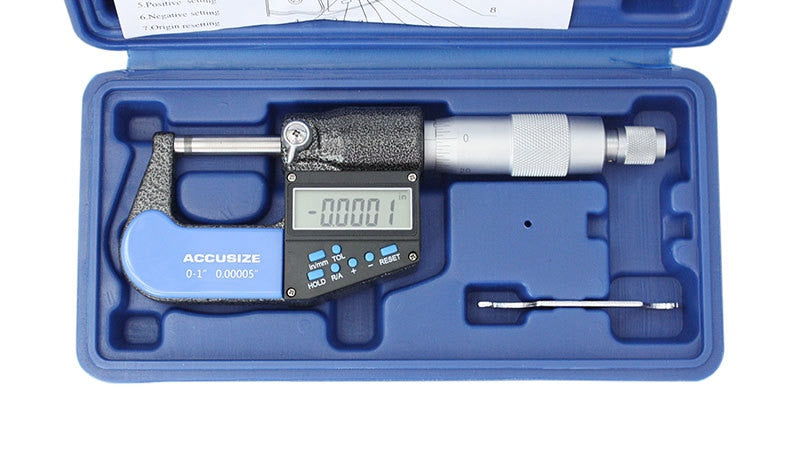 3ps/set, 0-1", 1-2", 2-3" 7-Key-Numérique-Micromètres pouces/métrique, #AC21 -1022-2022-3022