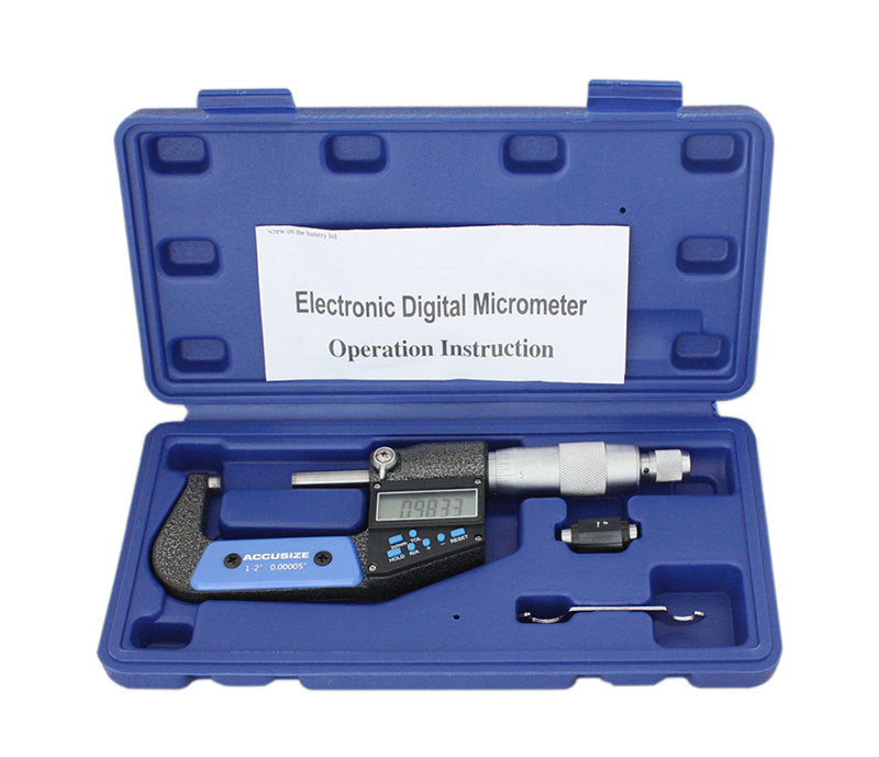 3ps/set, 0-1", 1-2", 2-3" 7-Key-Numérique-Micromètres pouces/métrique, #AC21 -1022-2022-3022