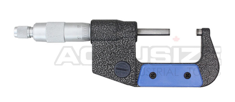 3ps/set, 0-1", 1-2", 2-3" 7-Key-Numérique-Micromètres pouces/métrique, #AC21 -1022-2022-3022