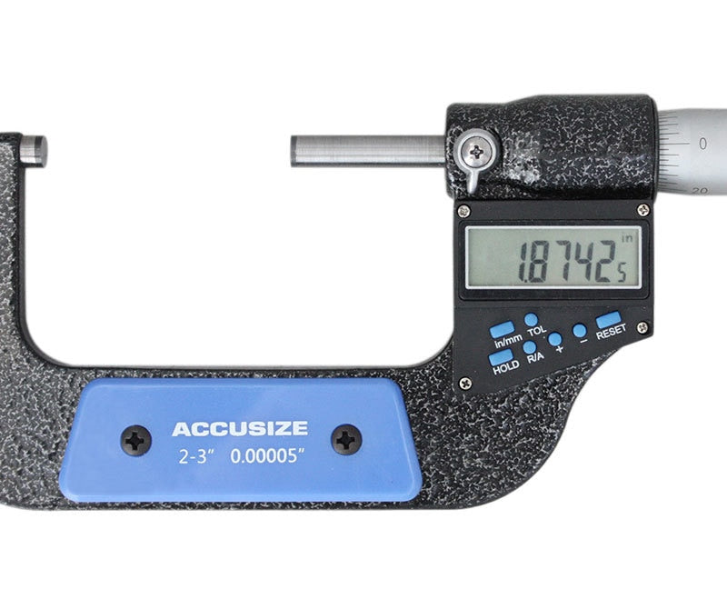 3ps/set, 0-1", 1-2", 2-3" 7-Key-Numérique-Micromètres pouces/métrique, #AC21 -1022-2022-3022
