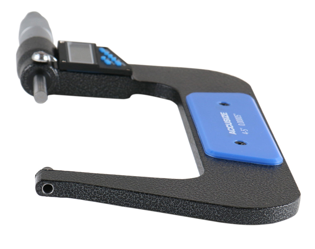 4-5''/100-125 mm 7 Keys Electronic Digital Outside Micrometers, 0.00005'' Or 0.001 mm Resolution, Ac21-5022