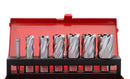 7ps/set HSS Annular Cutters, 1" Depth Cutting,  w/ Weldon Shank 3/4" & a Pilot Pin,