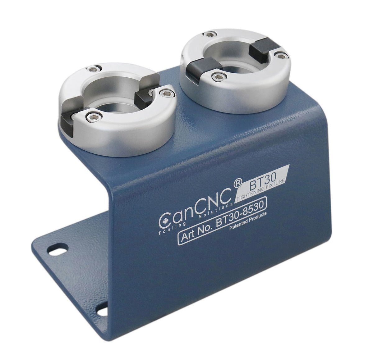 Bt30 Tool Holder Tightening Fixture for Universal C.N.C. Equipment, Double Head Anodized Hardened, Bt30-8530