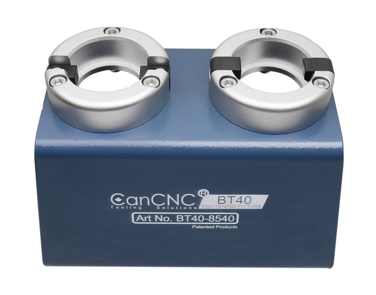 BT40 Tool Holder Tightening Fixture for Universal C.N.C. Equipment, Double Head Anodized Hardened, BT40-8540