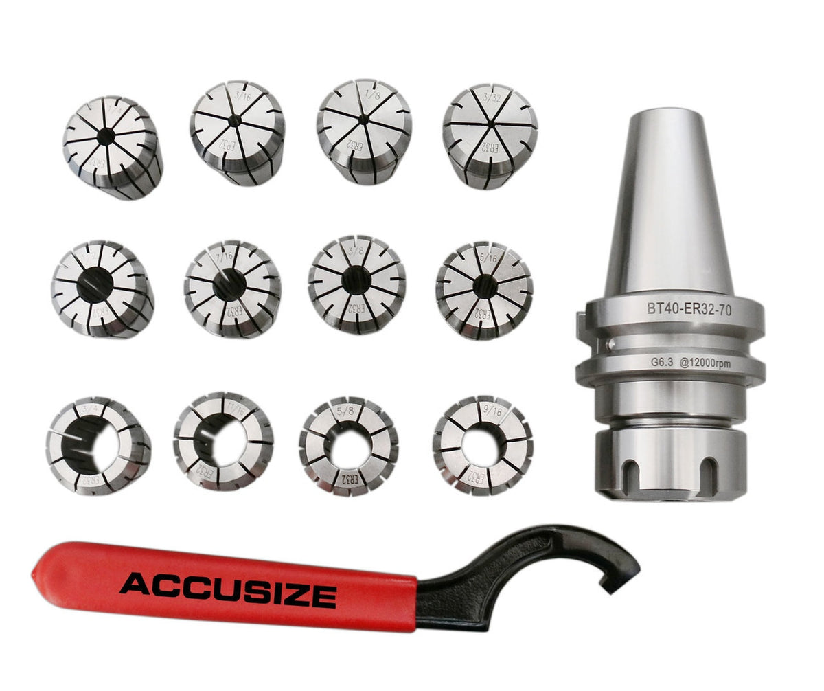 ER Collet Systems with CAT40 Shank