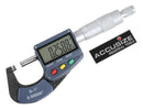 0-1'' by 0.0001'' Large Screen Electronic Digital Outside Micrometer Carbide Tipped, C085-0001