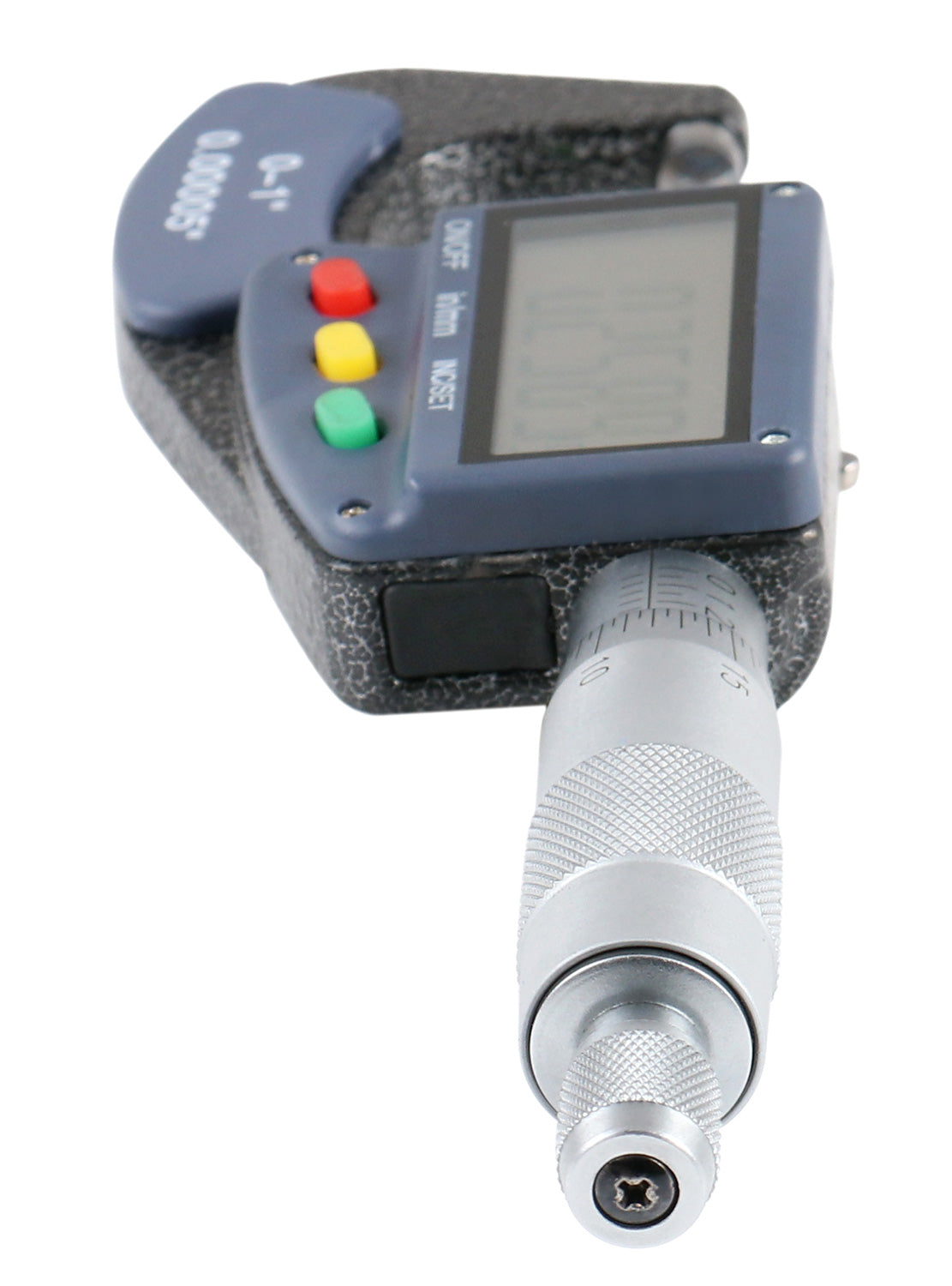 0-1'' by 0.0001'' Large Screen Electronic Digital Outside Micrometer Carbide Tipped, C085-0001
