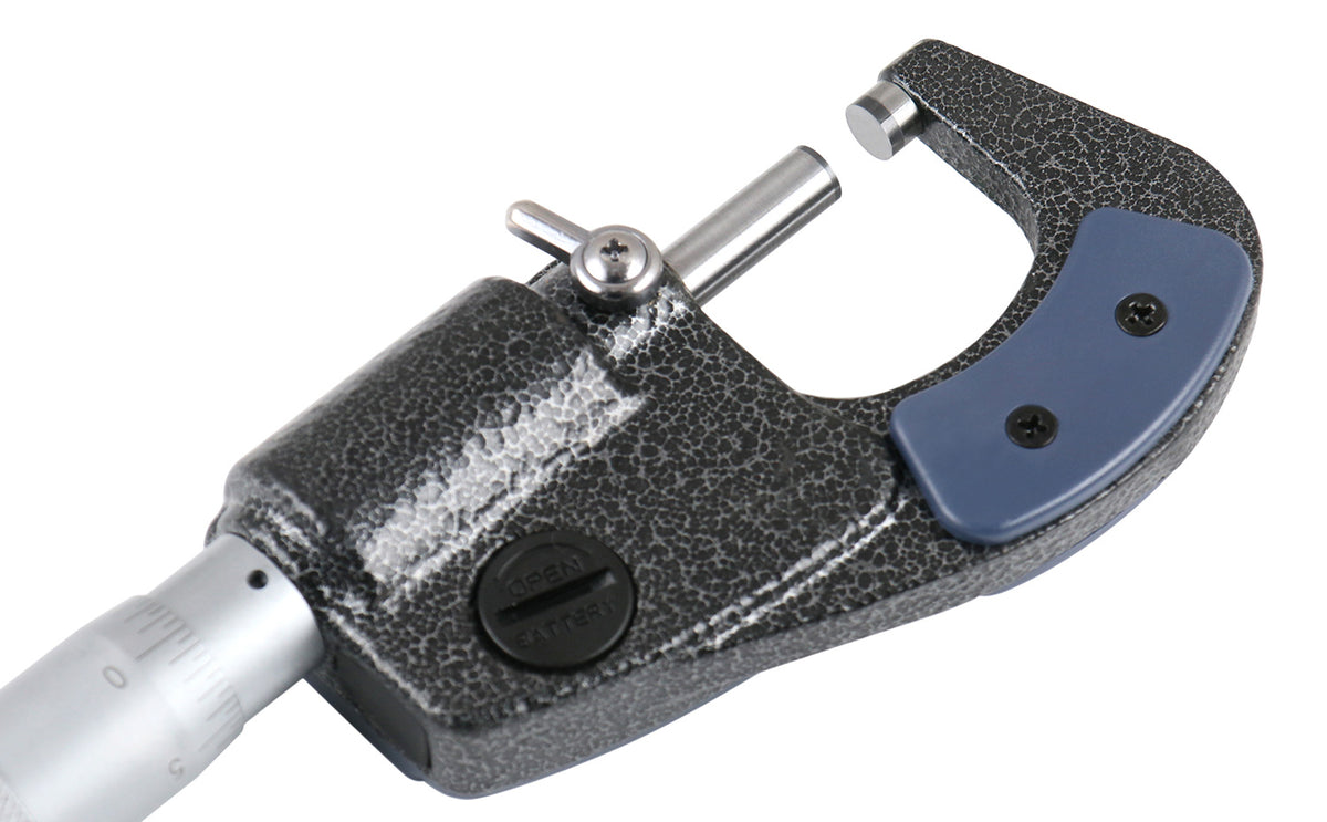 0-1'' by 0.0001'' Large Screen Electronic Digital Outside Micrometer Carbide Tipped, C085-0001