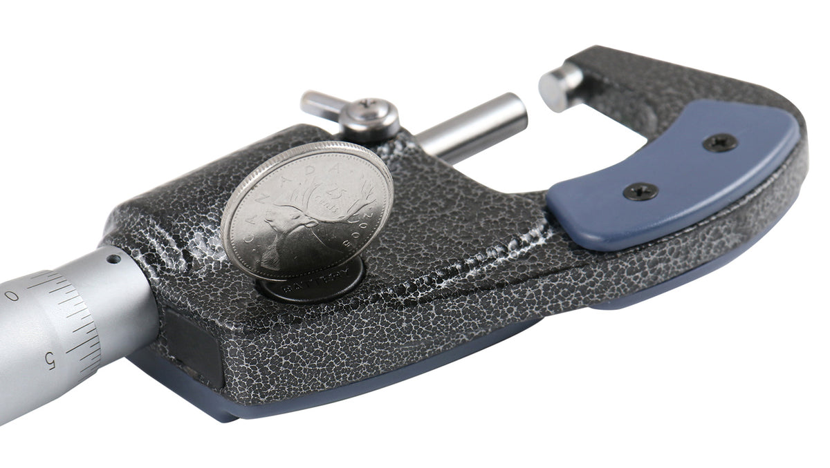 0-1'' by 0.0001'' Large Screen Electronic Digital Outside Micrometer Carbide Tipped, C085-0001