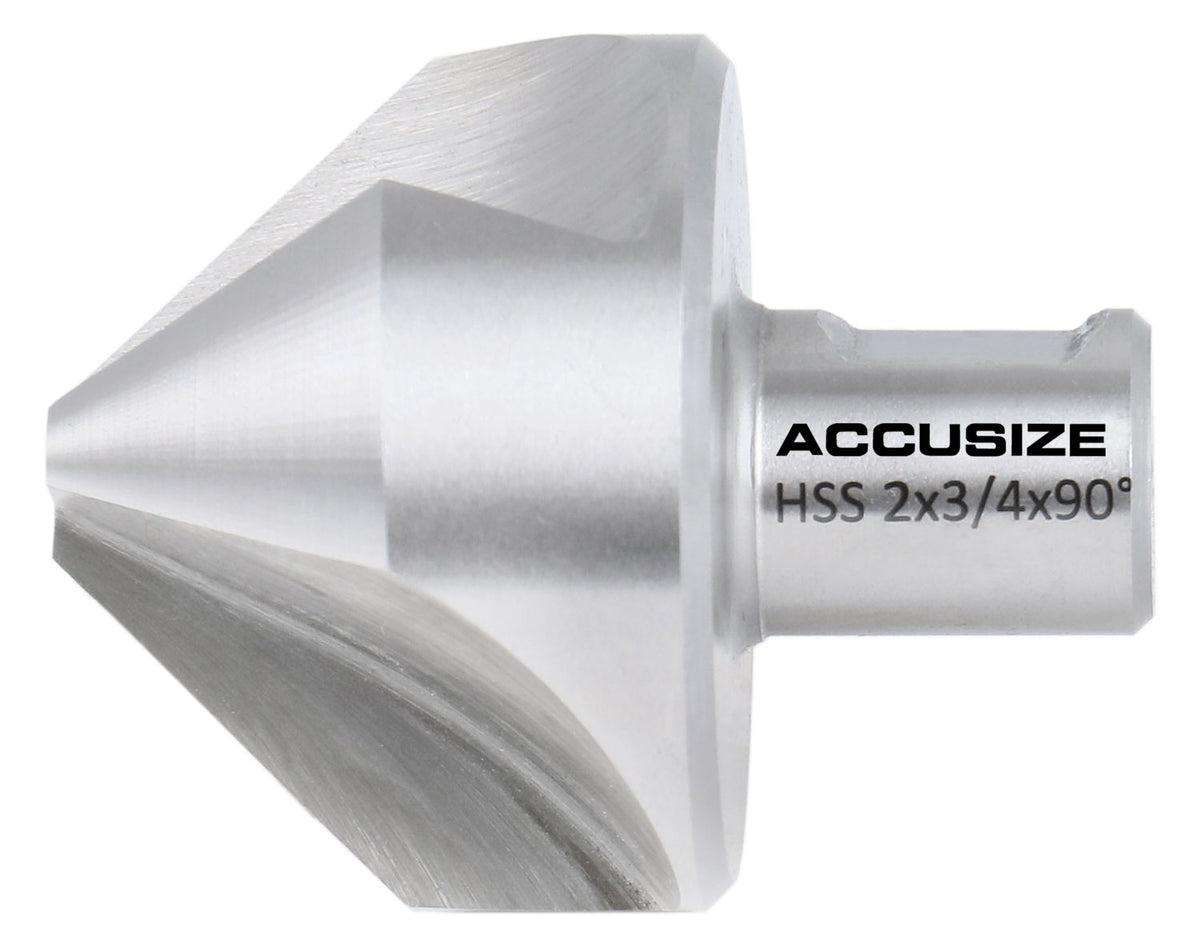 2'' Hss Countersink for Rota-Cutter, 3/4'' Weldon Shank for Magnetic Drilling Machines, 90 Deg, Ce00-0002
