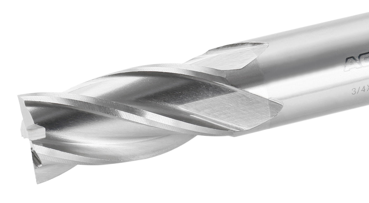 3/4'' Dia, 3/4'' Shk Dia, 1-5/8'' Flt Length, 3-7/8'' Oal, 4 Flute, M42-8% Cobalt End Mill, Finishing, Co-34
