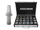 CAT50-ER40 6" Collet Chuck & ER40 23ps/set Metric Collet Set, Range: 4-26mm