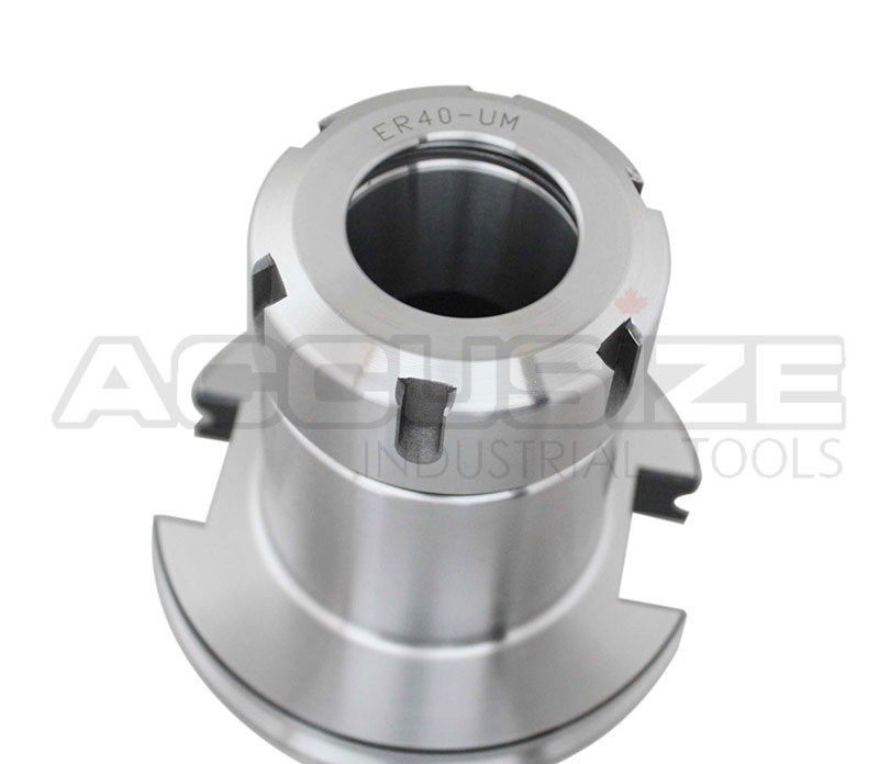 CAT50-ER40 4" Collet Chuck & ER40 23ps/set Metric Collet Set, Range: 4-26mm