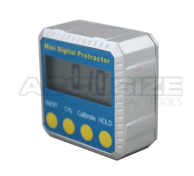 Mini Protractor Parallel Mini Digital Angle Protractor | Accusize Industrial Tools