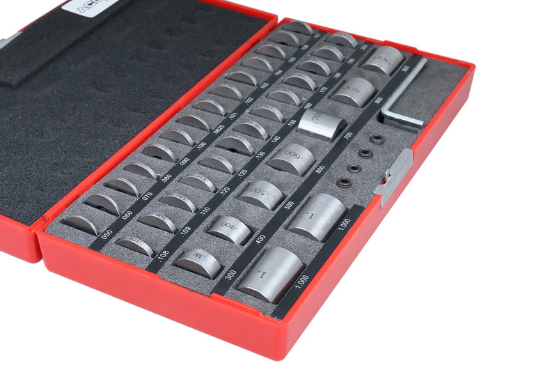3604-7001, 36 PCS Steel Spacer Block Sets