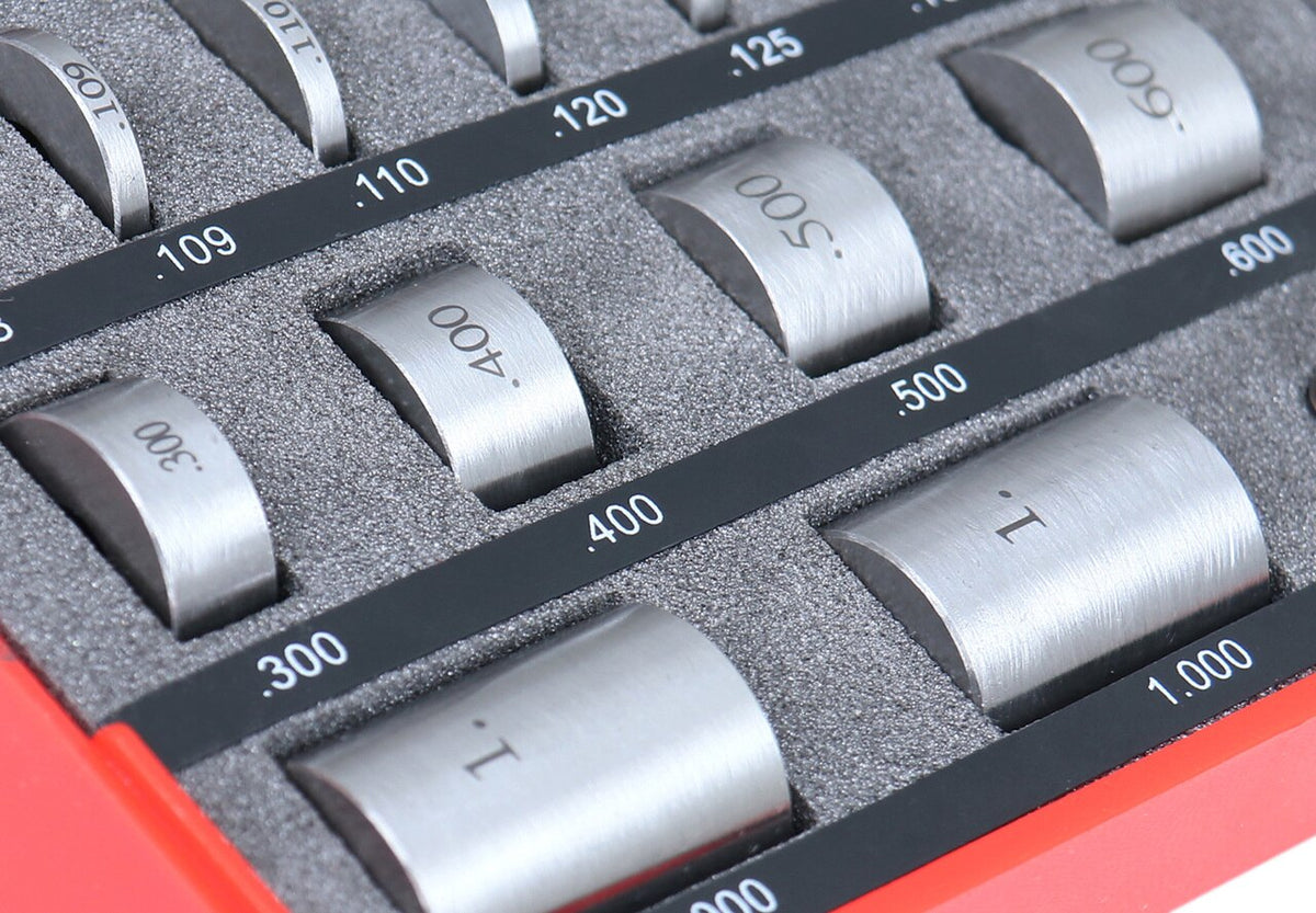 3604-7001, 36 PCS Steel Spacer Block Sets
