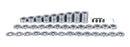 3604-7001, 36 PCS Steel Spacer Block Sets