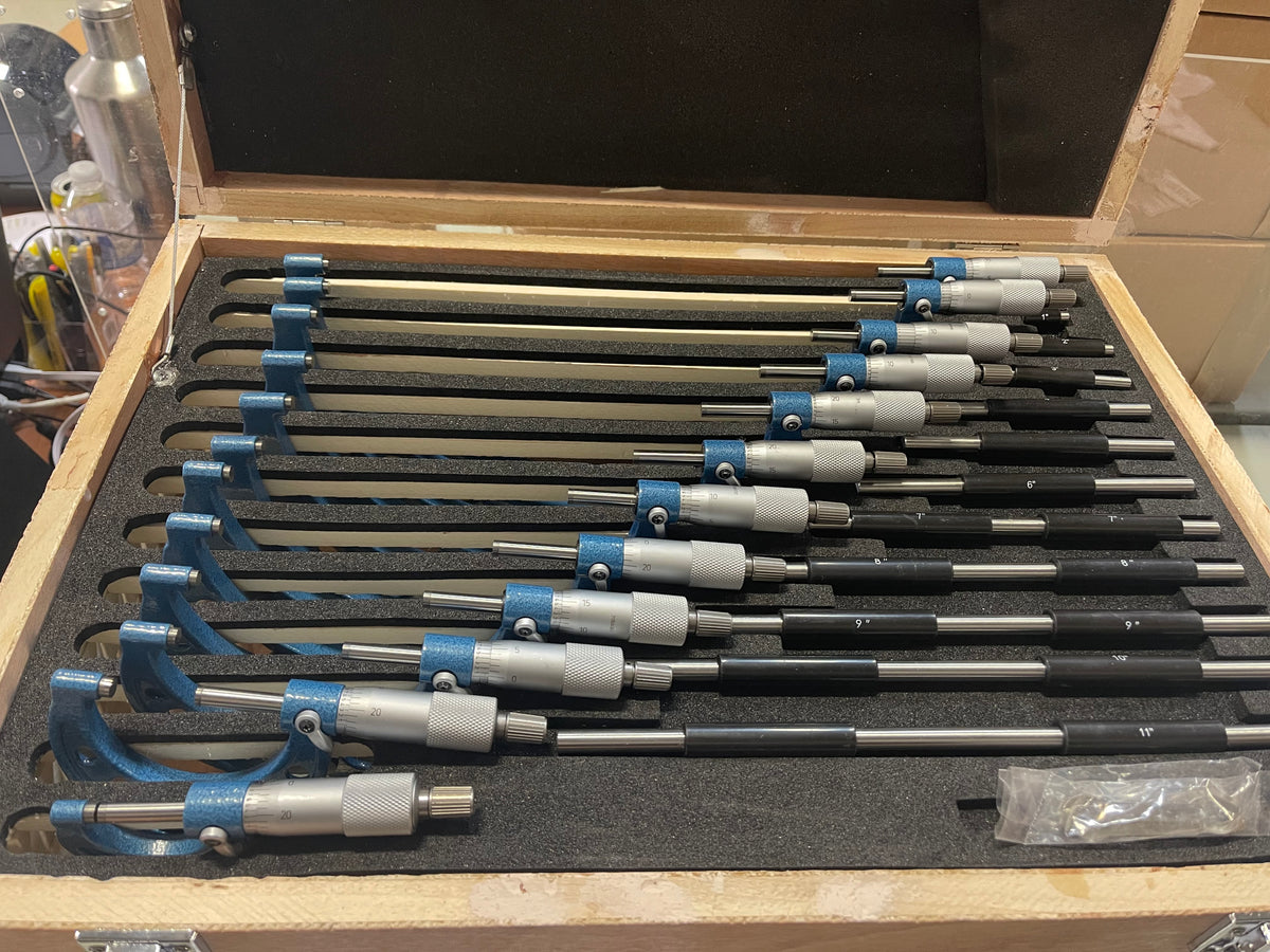 DEMO - EG00-0912D5, 0-12"x0.0001" 12 Ps/Set Precision outside Micrometers