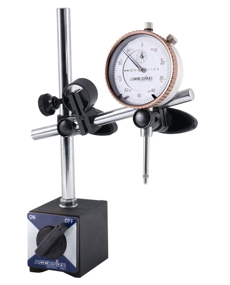 Machinist Tool Magnetic Base Accusize 264 Lb Pull On/Off Magnetic Base ...