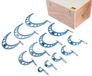0-300 mm Metric 12 Pc Precision Outside Micrometer Set, Carbide Tipped, Eg00-1300