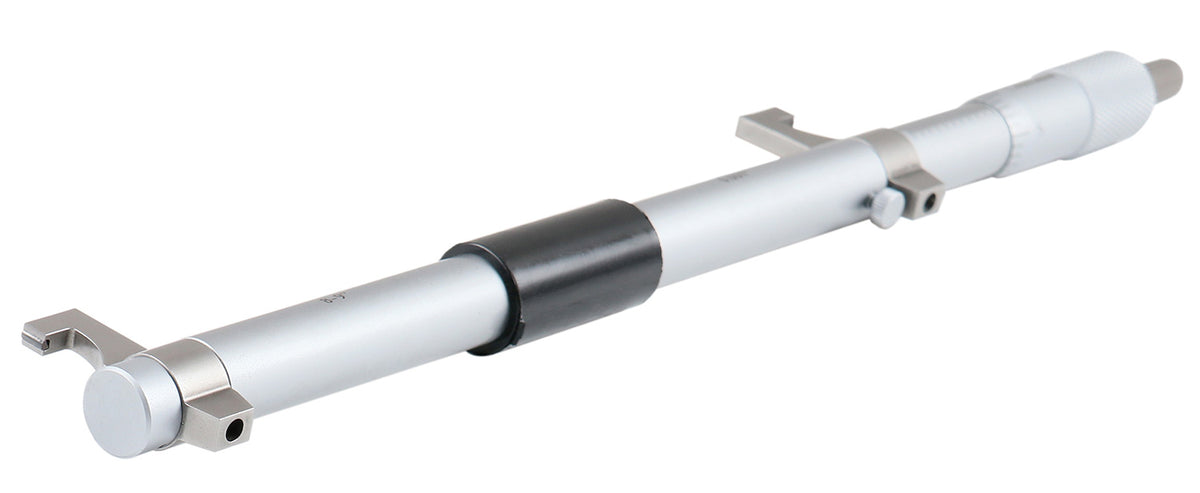 8-9'' by 0.001'' Inside Micrometer in Fitted Case, Satin Chrome Finished, Eg00-3229