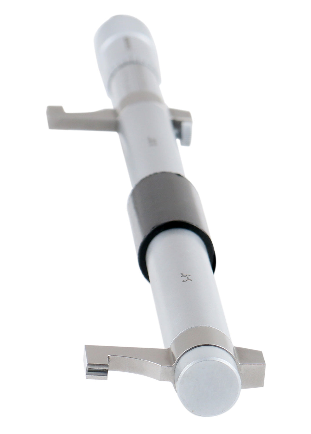 8-9'' by 0.001'' Inside Micrometer in Fitted Case, Satin Chrome Finished, Eg00-3229