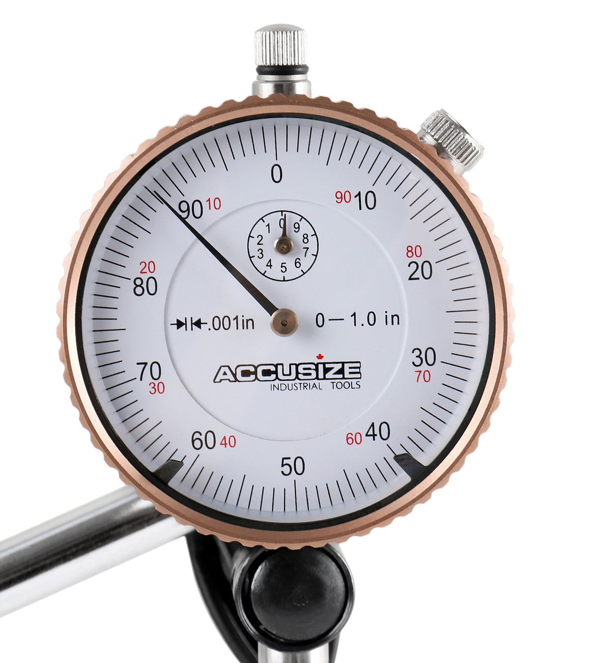 3 Pc Set, 110 Lb Capacity Magnetic Base, 0-1'' by 0.001'' Dial Indicator and 22 Ps Indicator Point Kit, Eg01-1039