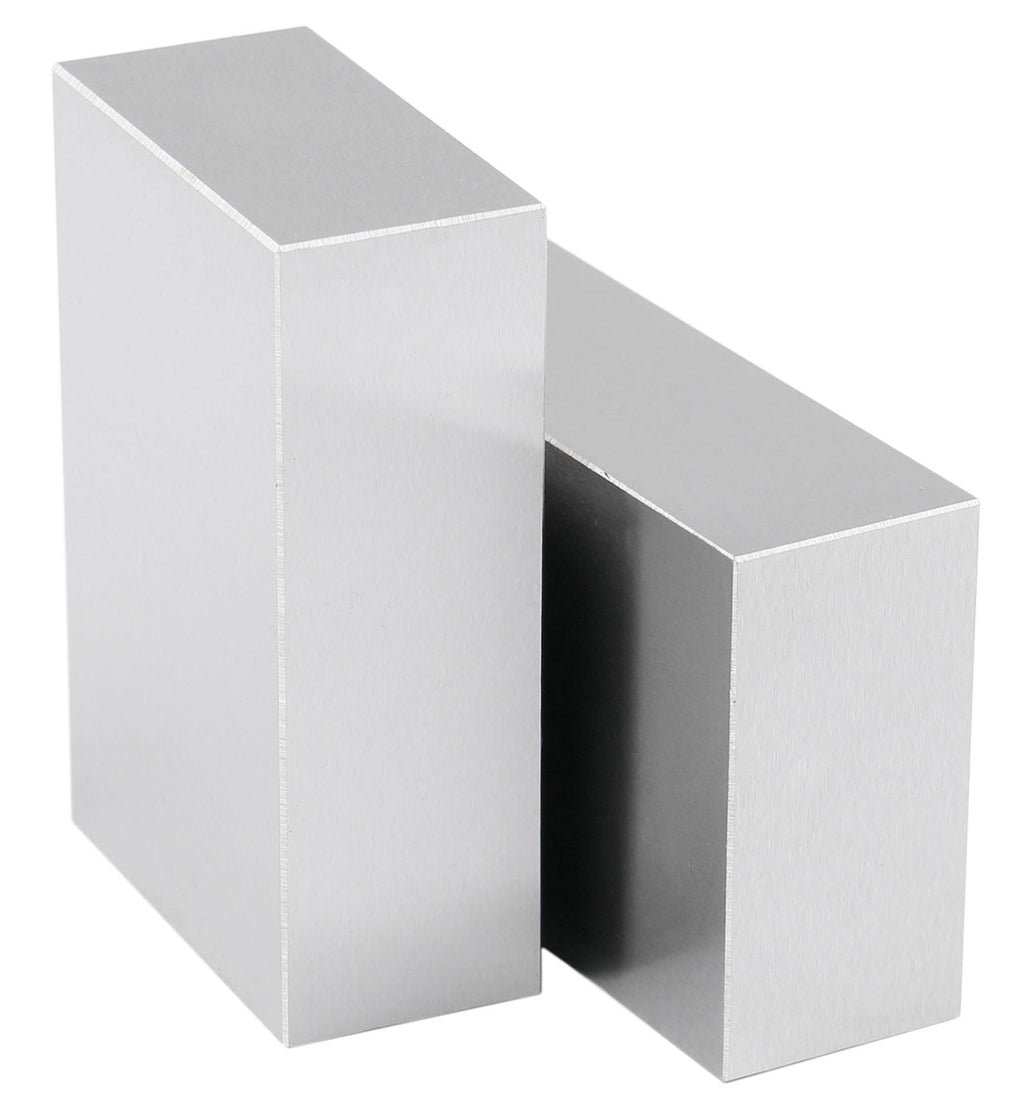 Precision Rectangular Block Precision Block Sets, Metric and Inch, 2 Ps Set(1 Pair Set)