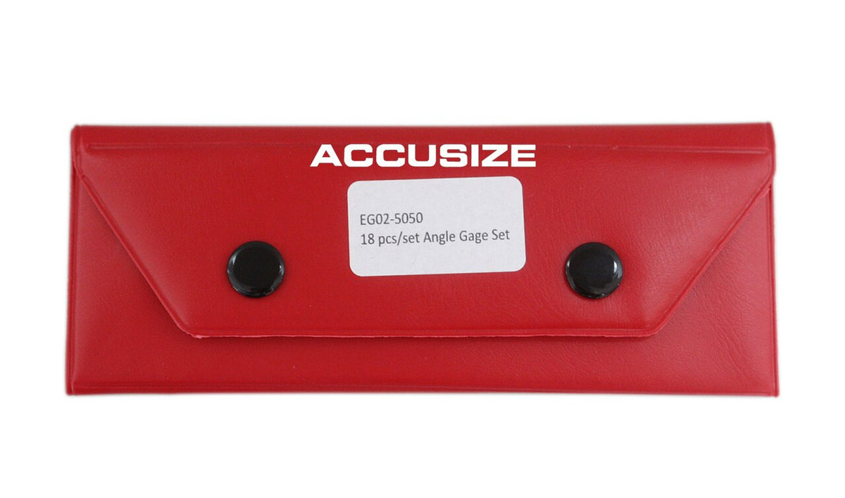 18 ps/set, Angle Gage Set, #3602-5050