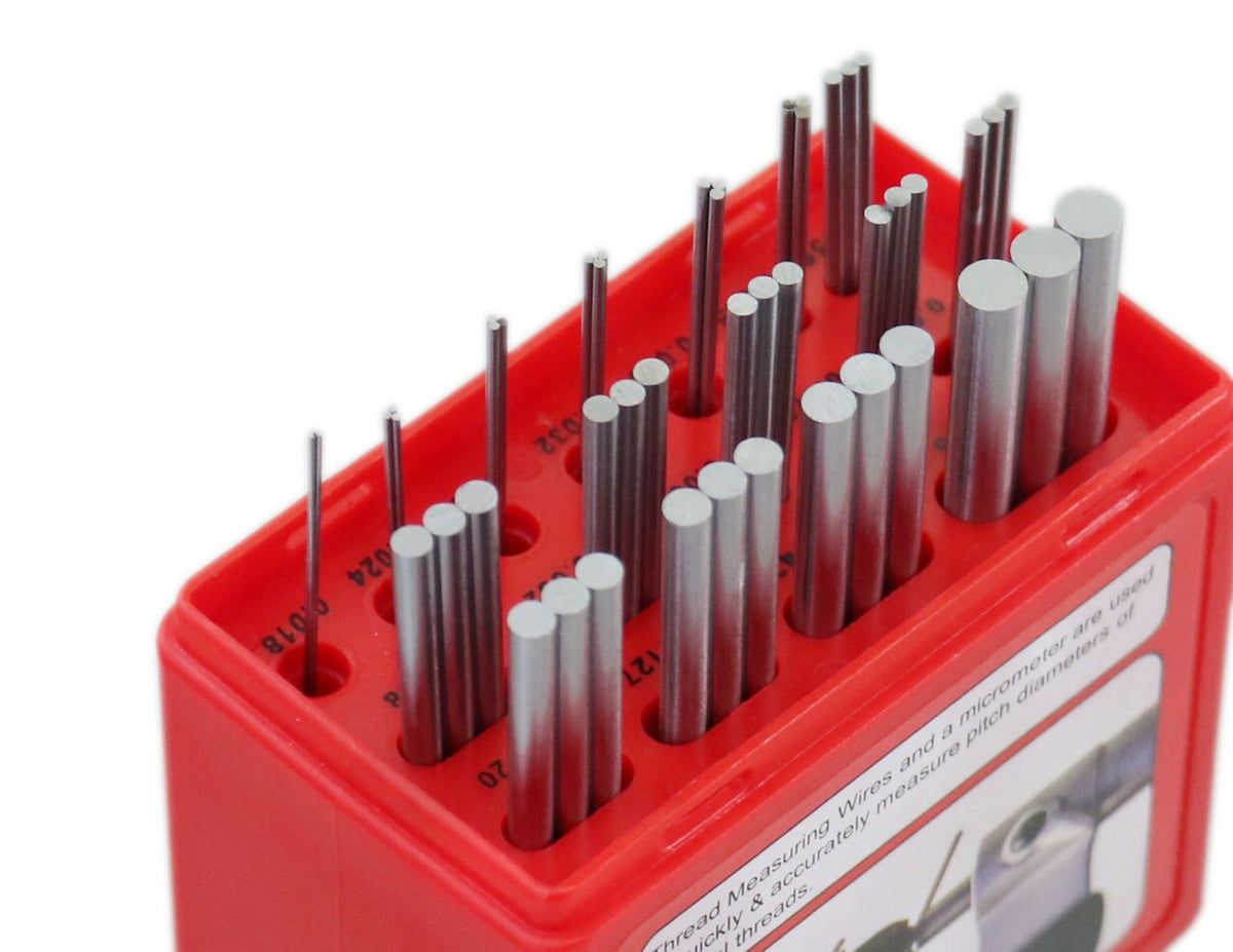 U.S. & Metric Thread Measuring Wire Sets, #EG06-1002