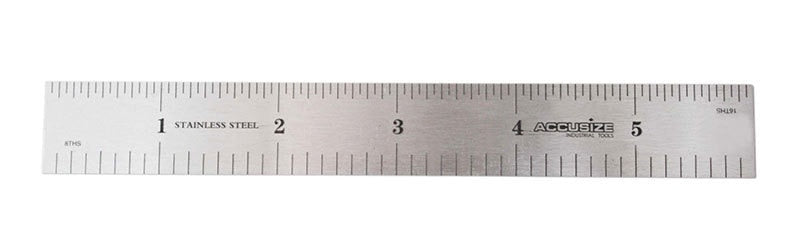 10 pièces de règles rigides en acier 4R, 6" x 3/4" largeur, 0.032" épaisseur,