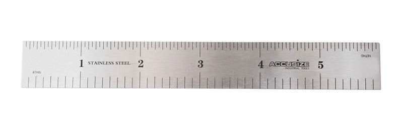 30 pièces de règles rigides en acier 4R, 6" x 3/4" largeur, 0.032" épaisseur, #EG06 -4008x30