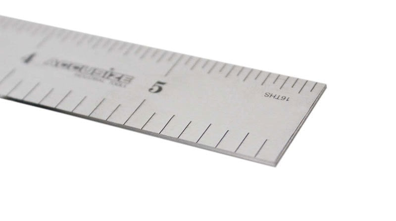 30 pièces de règles rigides en acier 4R, 6" x 3/4" largeur, 0.032" épaisseur, #EG06 -4008x30