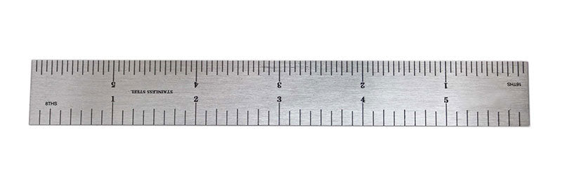 10 pcs of Rigid Steel Rules 4R, 6" x 3/4" width, 0.032"  thickness,
