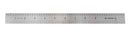 Machiniste de précision en acier inoxydable Règle 12" 4R, 4R (1/64" & 1/32" d'un côté et 1/16" & 1/8" à l'envers)