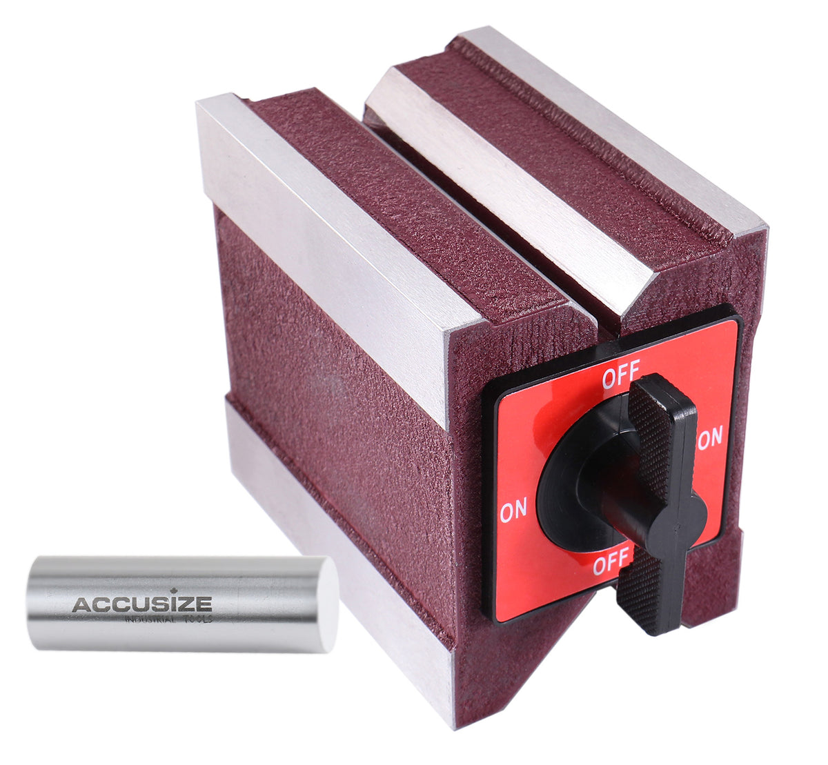 Magnetic V-Block, 3-3/4'' by 2-3/4'' by 4'', Eg08-1105