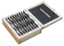 Accusize Industrial Tools 9 Pairs Wavy Parallel Set, 1/2'' to 1-1/2'' by 1/8'' Increment, EG10-1440