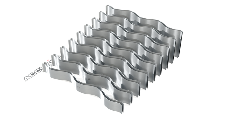 Accusize Industrial Tools 9 Pairs Wavy Parallel Set, 1/2'' to 1-1/2'' by 1/8'' Increment, EG10-1440