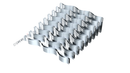 Accusize Industrial Tools 9 Pairs Wavy Parallel Set, 1/2'' to 1-1/2'' by 1/8'' Increment, EG10-1440