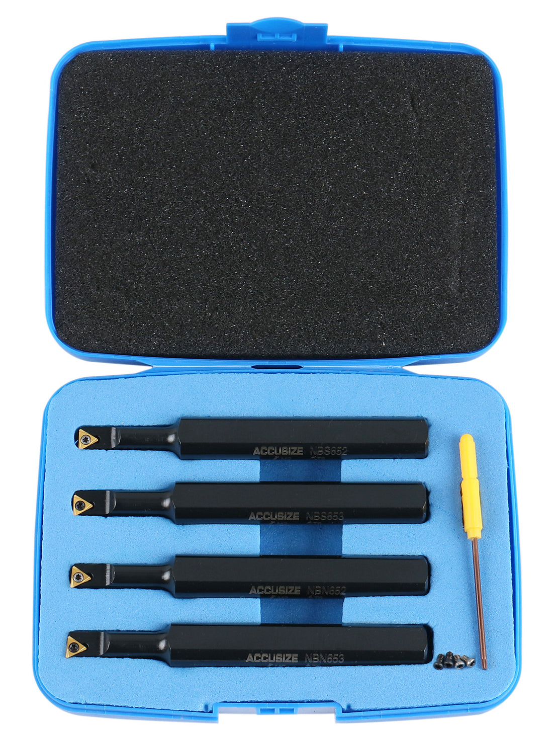 4 PC SCLCR Indexable Boring Bar Shank Set CCMT Diamond Inserts 3/8 - 3