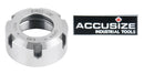 Hex ER16 Collet Nut, Slotted ER32 & ER40 Collet Nut, Balanced to 18,000 RPM at G2.5