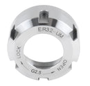 Hex ER16 Collet Nut, Slotted ER32 & ER40 Collet Nut, Balanced to 18,000 RPM at G2.5