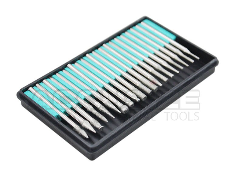 Accusize Diamond Coated Engraving & Deburring Set
