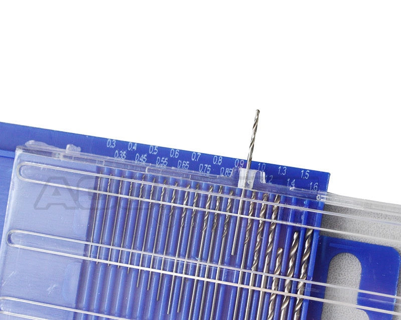 Mini forets HSS Twist, taille : 0.3-1,6 mm, #EXP1 -1520