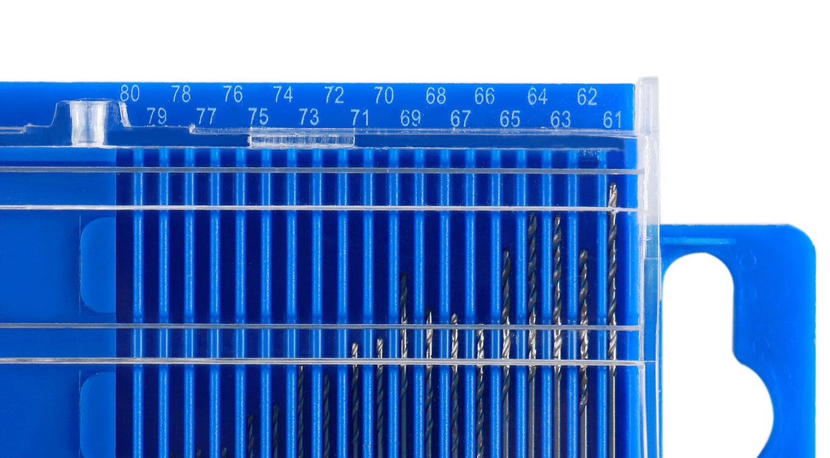 No 61 to No 80 H.S.S. Twist Mini Drill Sets, Exp1-1521