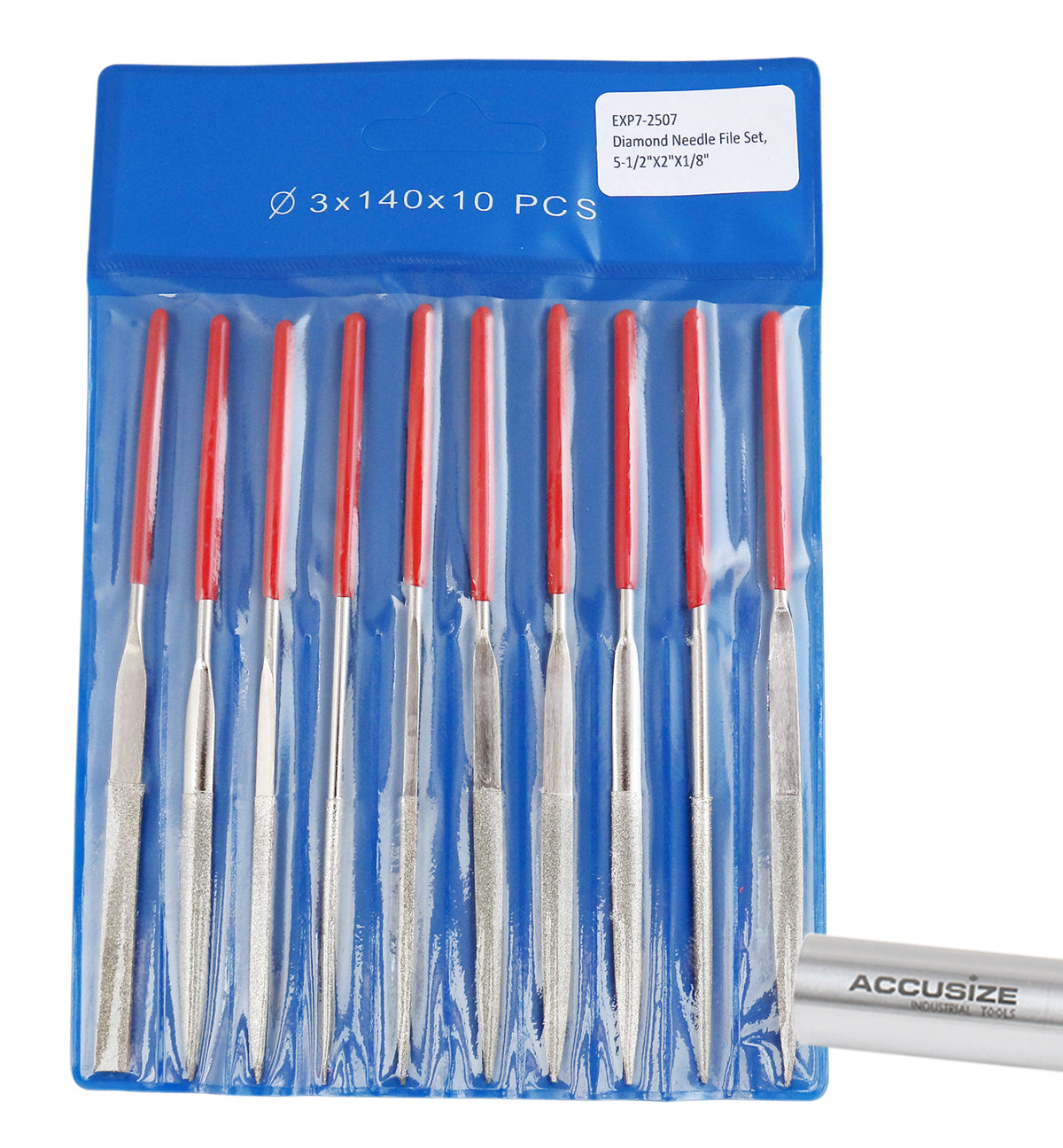 Jewellers Diamond Warding Files Set, 5-1/2'' Overall Length, Exp7-2507