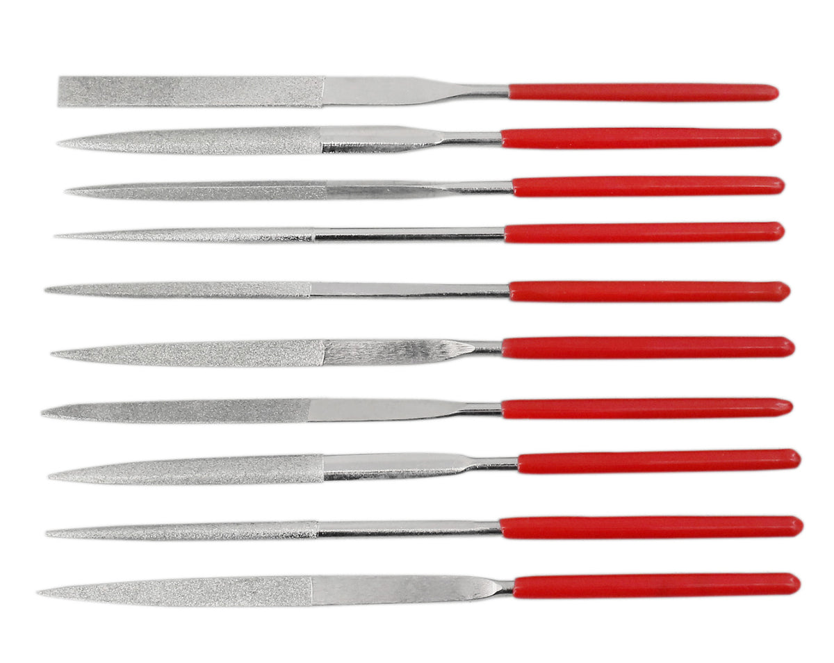 Jewellers Diamond Warding Files Set, 5-1/2'' Overall Length, Exp7-2507